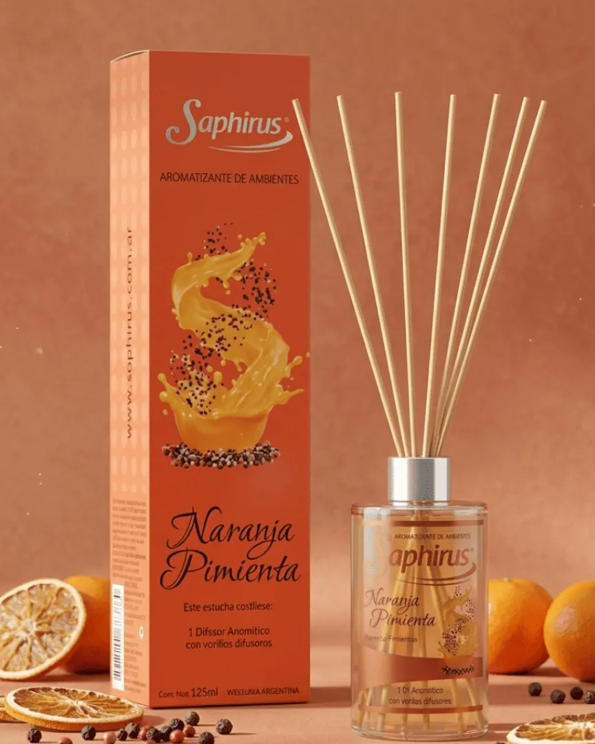 Difusor Naranja Pimienta 125 ml.