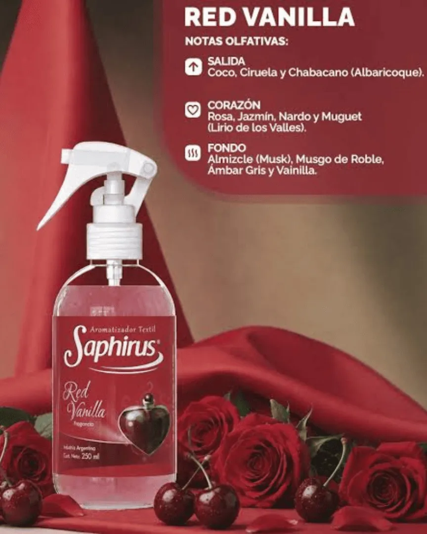 Textil Red Vanilla 250 ml.