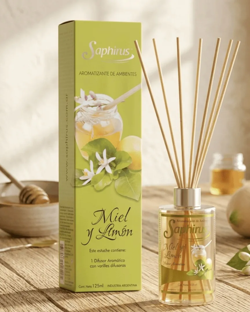 Difusor Miel y Limón 125 ml.