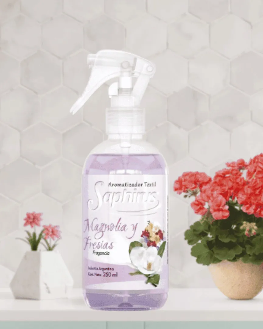 Textil Magnolia y Fresias 250 ml.