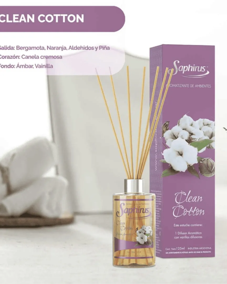 Difusor Clean Cotton 125 ml.
