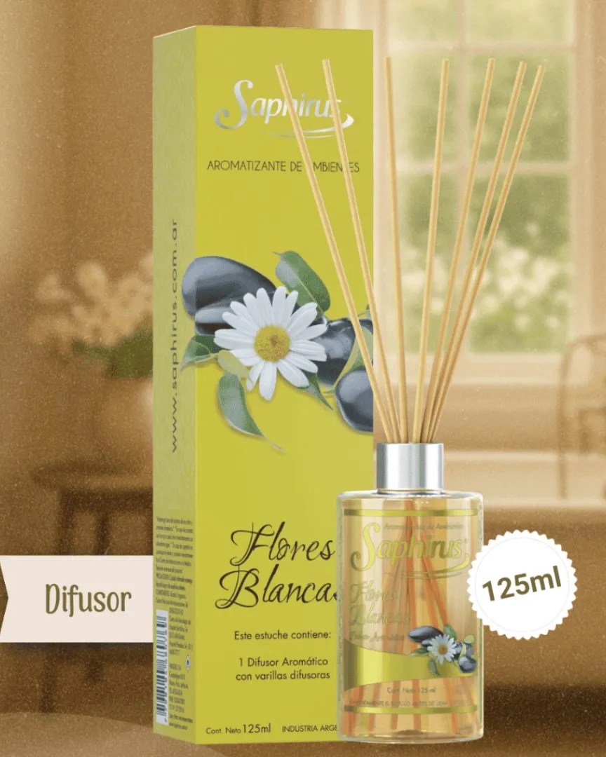 Difusor Flores Blancas 125 ml.